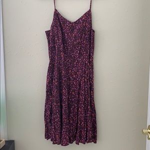 Women’s Maroon Floral Old Navy Dress